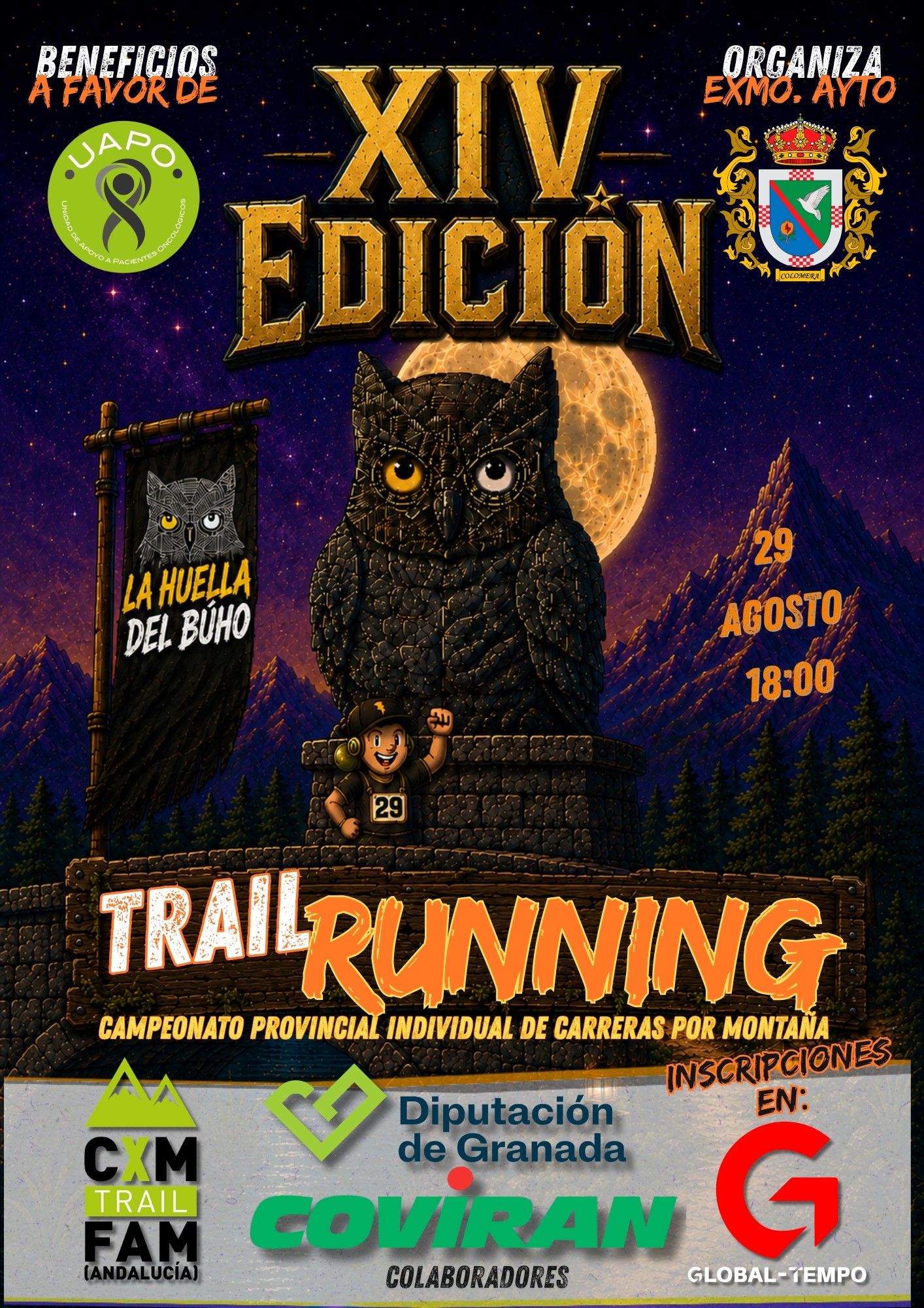 XIV EDICI�N HUELLA DEL B�HO COLOMERA - CIRCUITO CXM DIPUTACI�N DE GRANADA